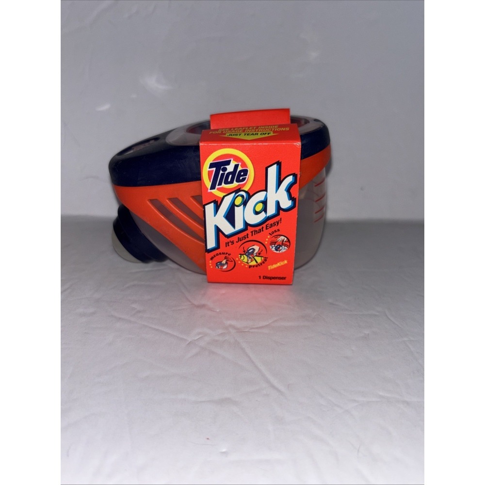Vtg 2000 NOS Discontinued Tide Kick Pretreat Laundry detergent Dispenser